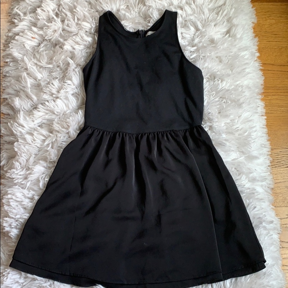 Black skater dress